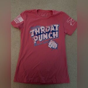 Women’s slim fit Grunt style throat punch tshirt